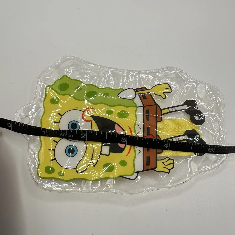 VTG‎ 90's Clear Plastic SpongeBob Zip Coin Purse 5 1/2